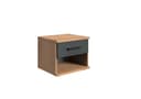 Wimex Nachtkommode Liverpool Grau Industrial Design Bild 2