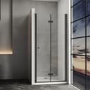 IMPTS Dusch-Drehtür Dusche Nische Duschtür Nischendusche, 70x185 cm, Sicherheitsglas Bild 2