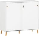 SCHILDMEYER Aktenschrank Serie 500 Weiß mit Schiebetüren Bild 2