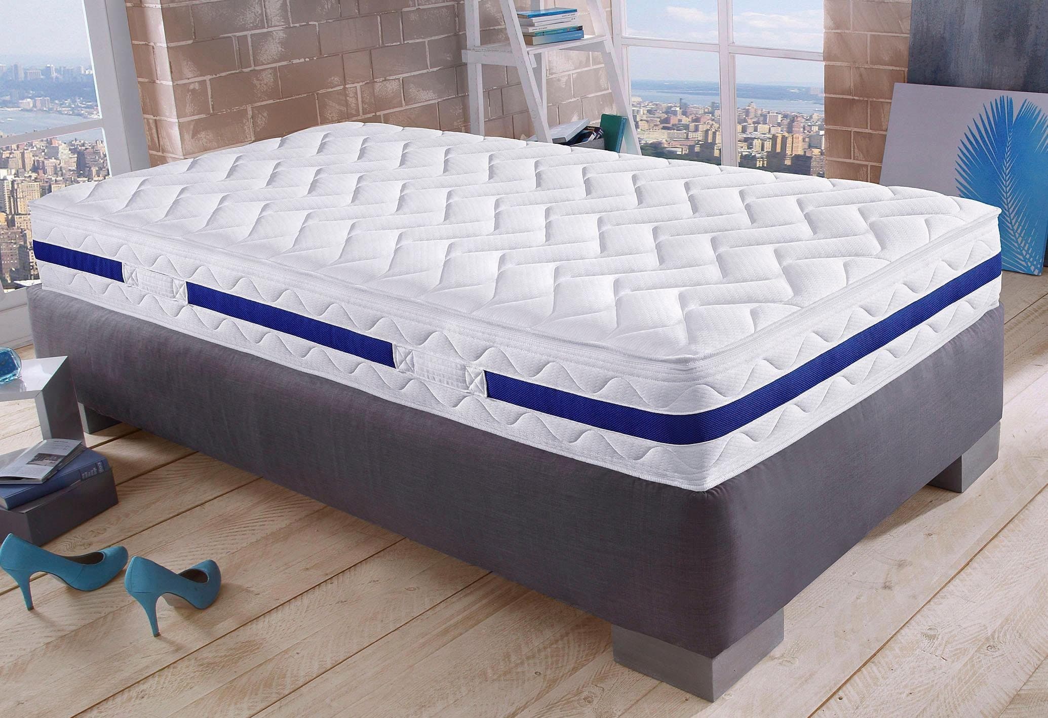 BRECKLE 1000 Pur Taschenfederkernmatratze 7 Zonen Weiß - Bild 2