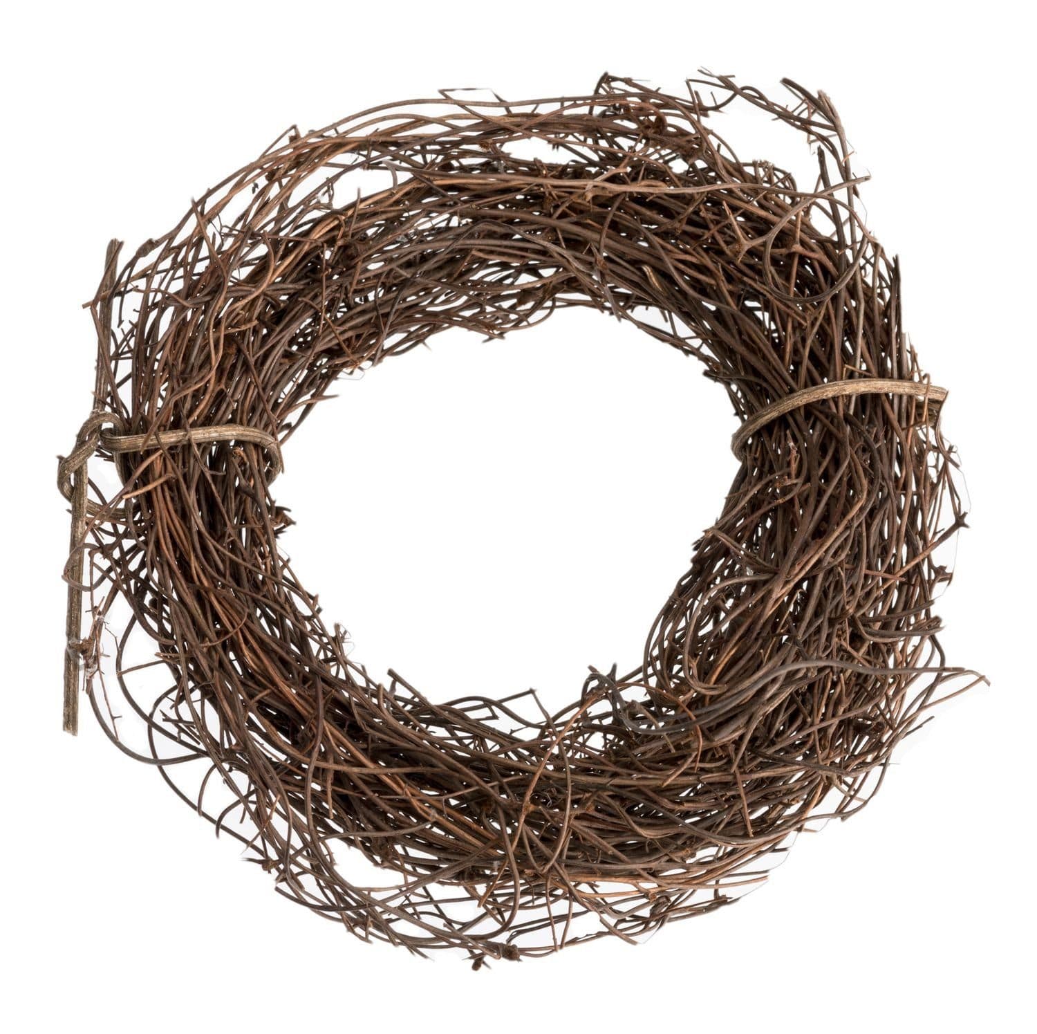 NaDeco Clematis-Kranz Natur 10cm Echte Waldreben Bastelkranz