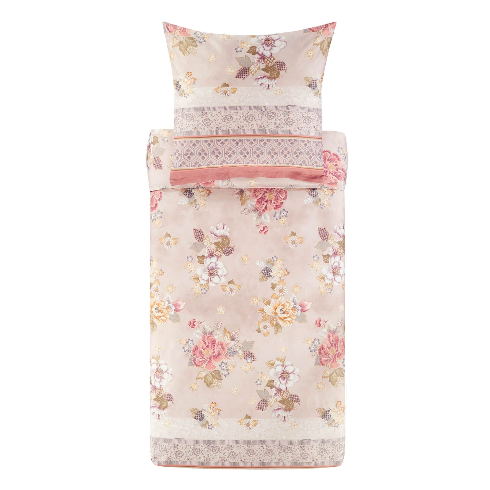 Bassetti Bettwäsche HANAMI Satin Baumwolle Beige
