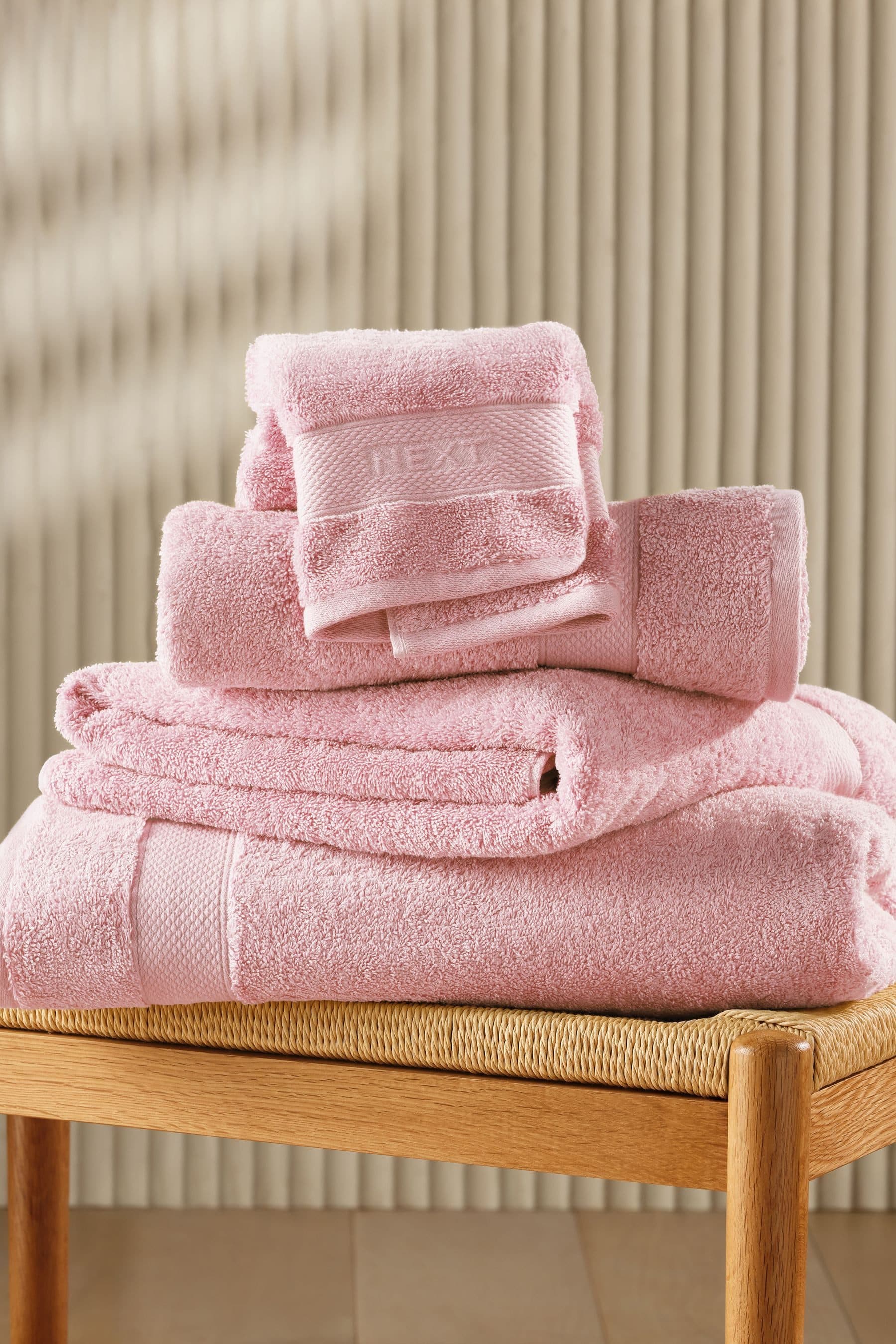 Next Handtuch aus ägyptischer Baumwolle Rosa - Bild 2