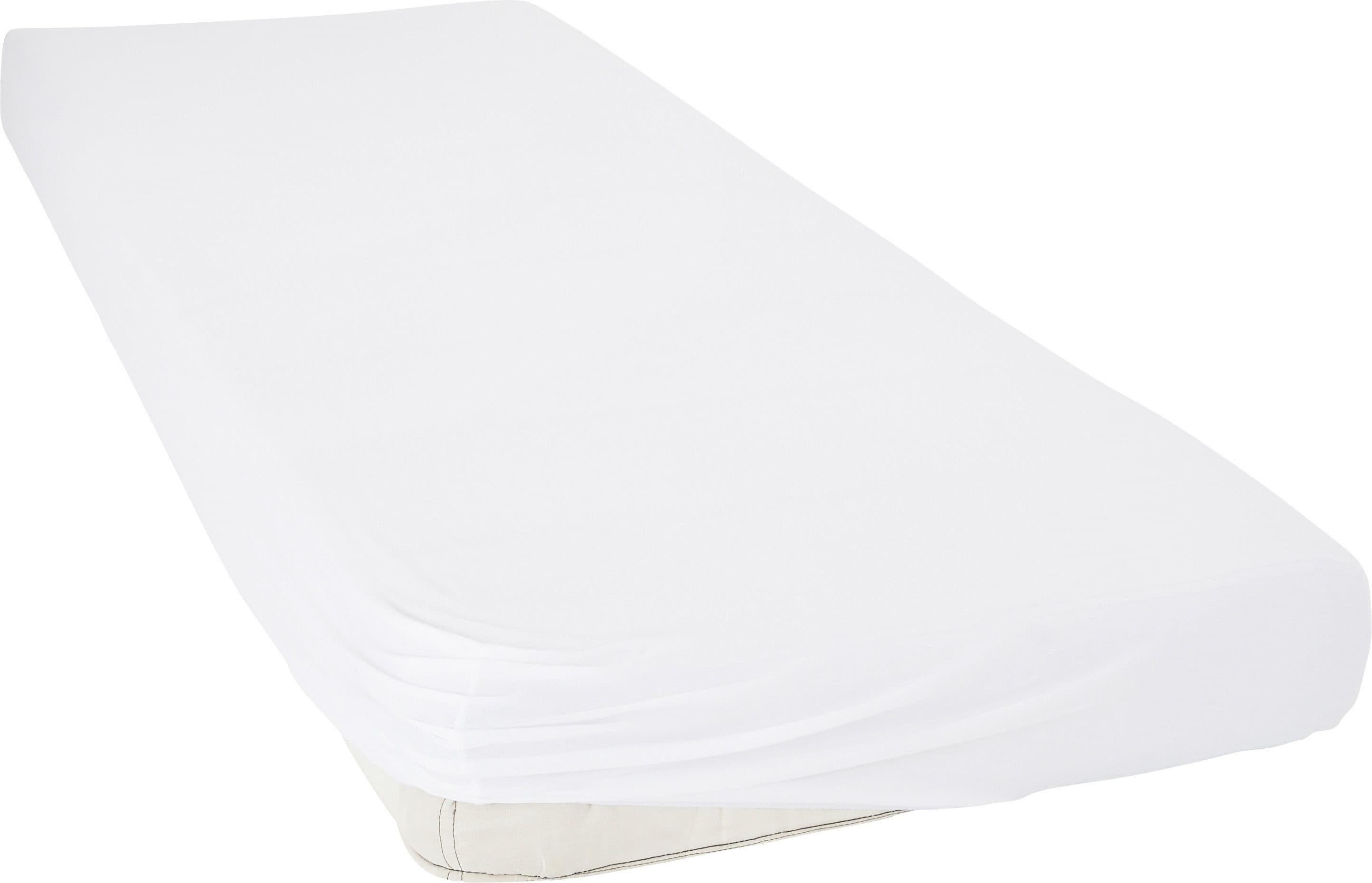 Bellana Spannbettlaken Premium-Stretch Weiß Jersey - Bild 2