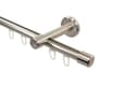 iso-design Gardinenstange Innenlauf 16 mm Edelstahloptik Aluminium Bild 2