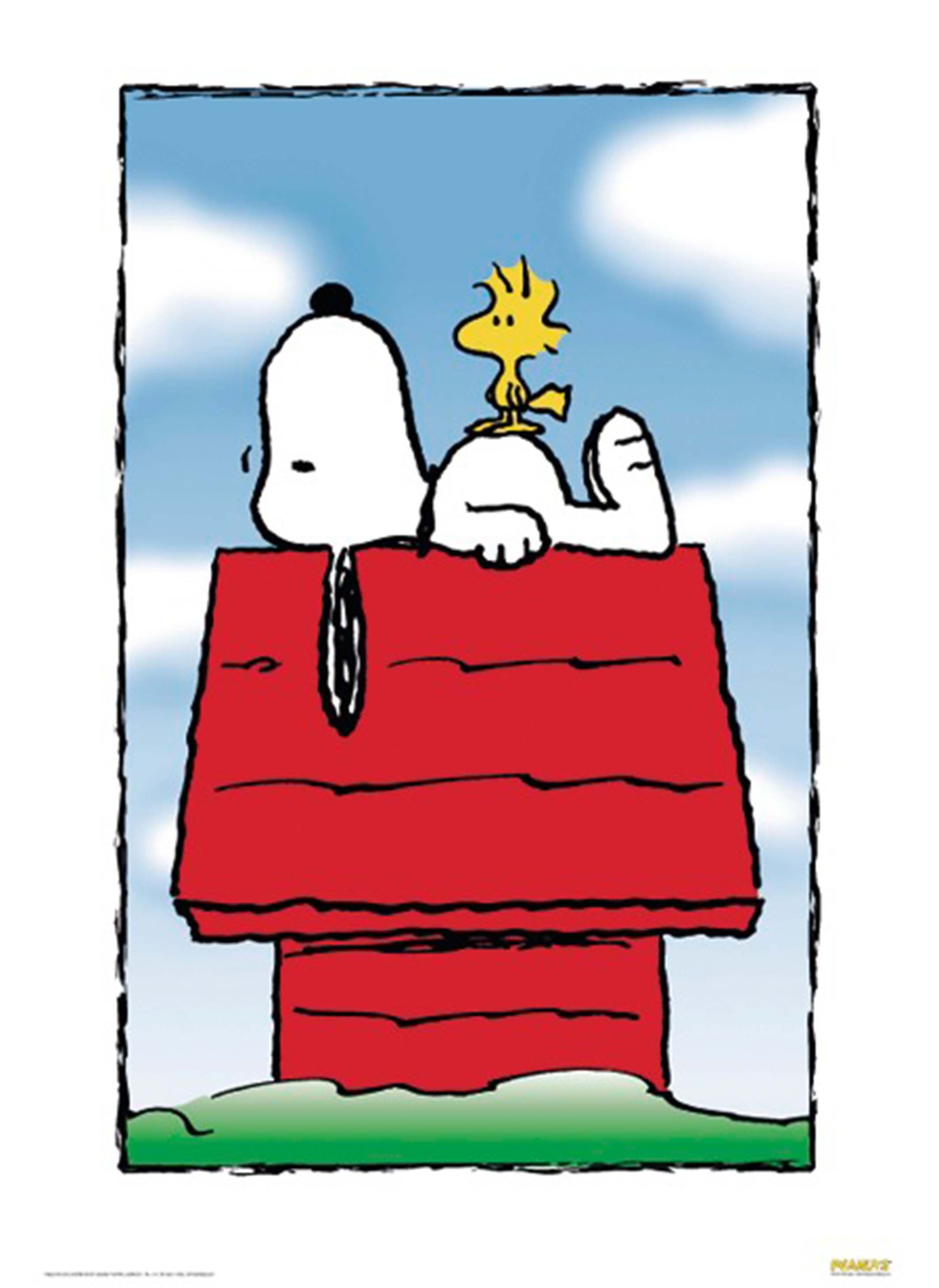 Close Up Poster Peanuts Snoopy & Woodstock 68,5 x 101,5 cm