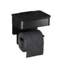 Schönbeck Design Toilettenpapierhalter Schwarz mit Feuchttücherbox Bild 2