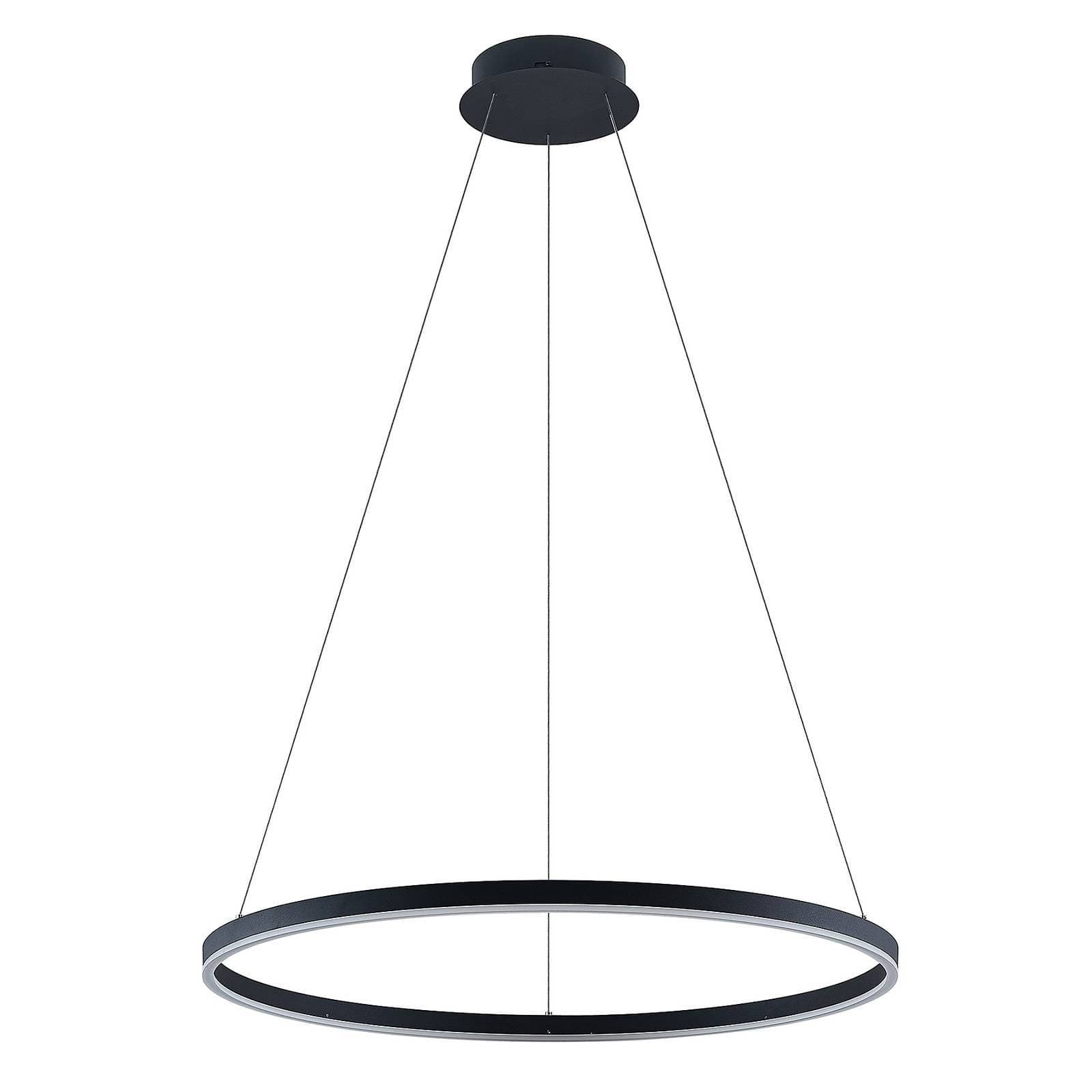 Arcchio LED-Hängeleuchte Albiona Schwarz Ringform - Bild 2