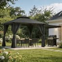 HOMALL Pavillon Extend Gartenpavillon 1.8m Seitenveranda 4 Seitenteile Moskitonetz Bild 2