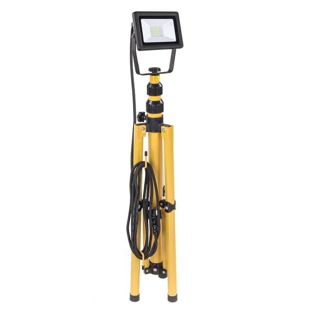 DEMA Arbeitsleuchte LED-Strahler Slim 20W mit Stativ