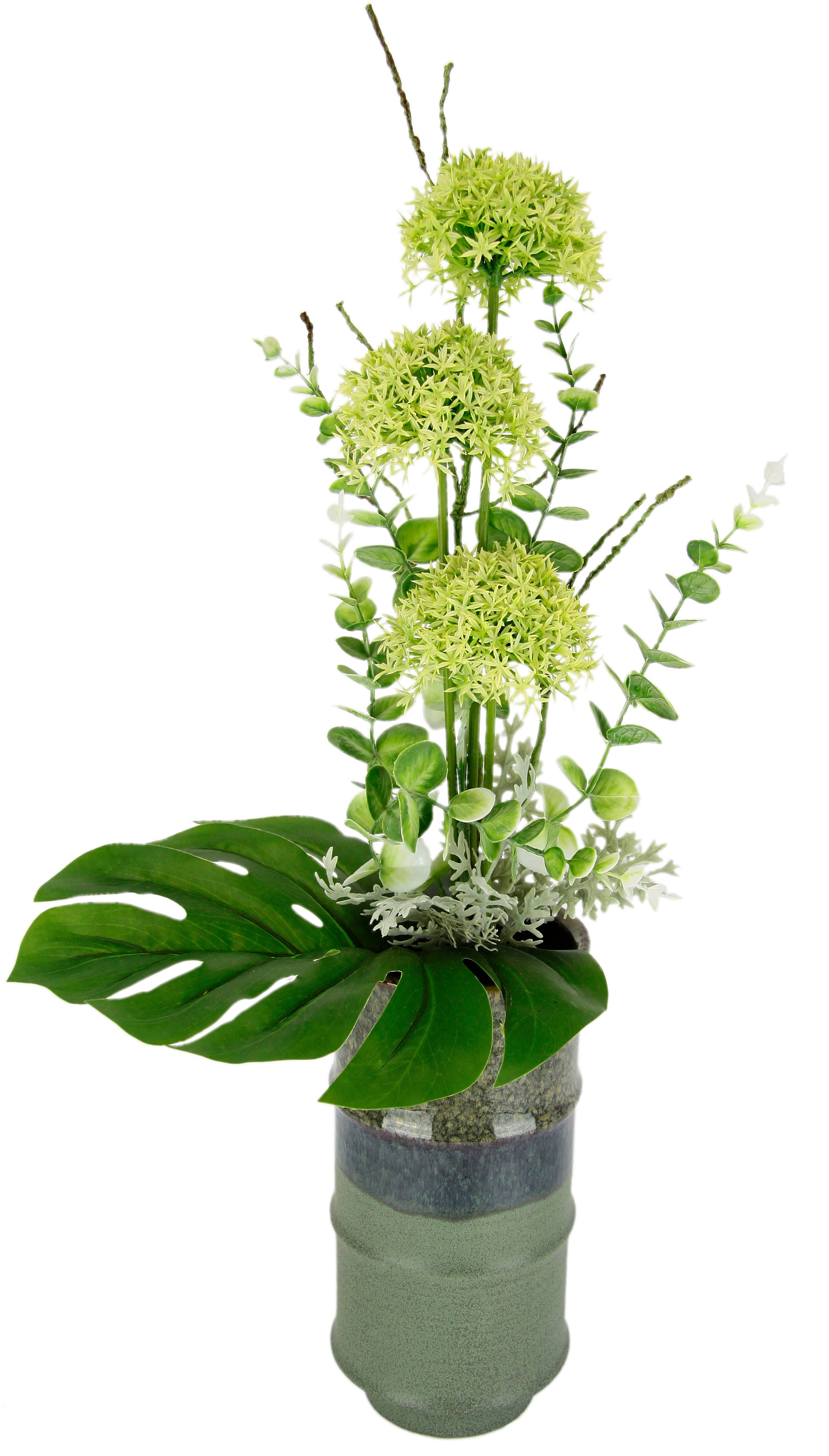 Kunstblume Allium Grün Kunstpflanzen