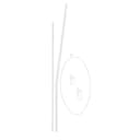 roba® Betthimmel Himmelstange Hochstahlprofil Universal für Babybetten Bild 2