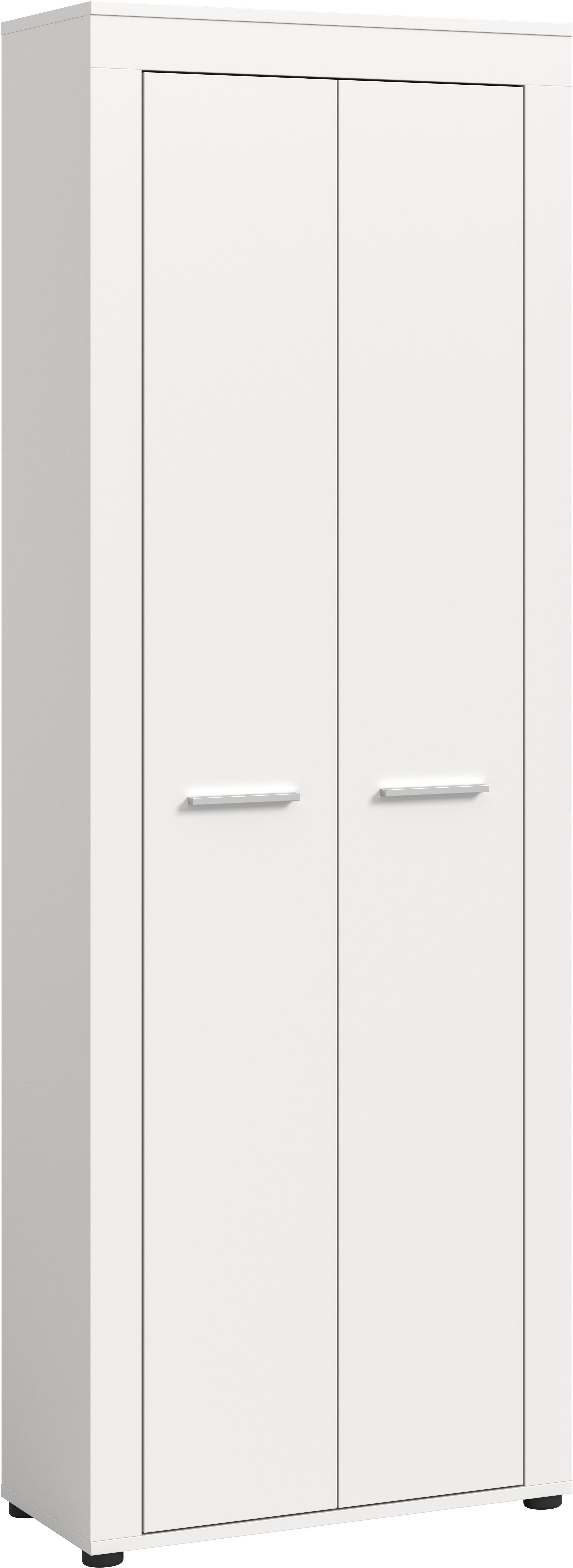 Home affaire Schuhschrank AOSTA Weiß 191cm 2 Türen 11 Fächer - Bild 2