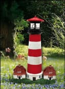 Luna24 Solar-Leuchtturm Westerhever 40 cm Gartenbeleuchtung Bild 2