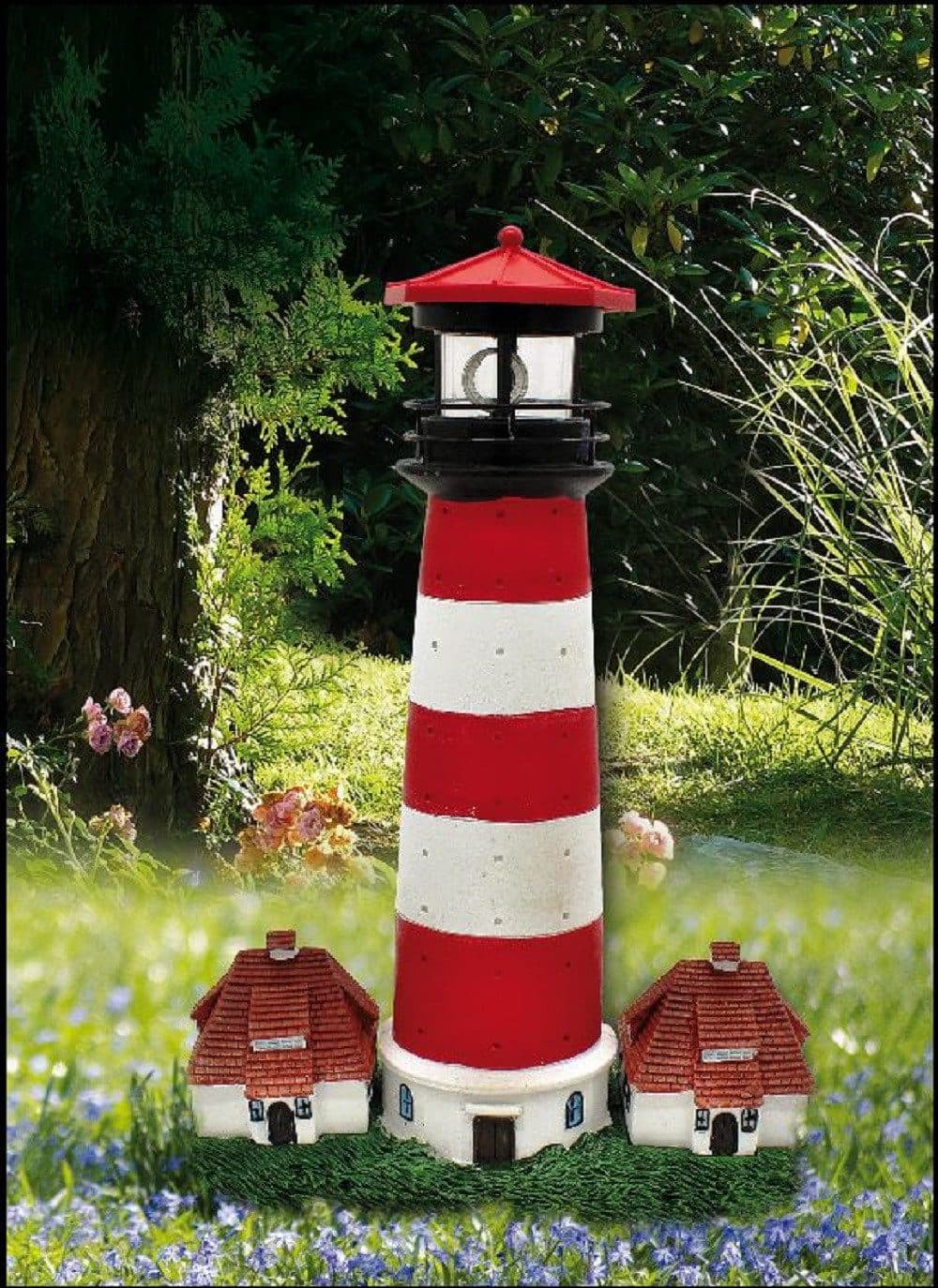 Luna24 Solar-Leuchtturm Westerhever 40 cm Gartenbeleuchtung - Bild 2