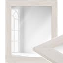WANDStyle Wandspiegel H780 Weiß Massivholz Modern Bild 2