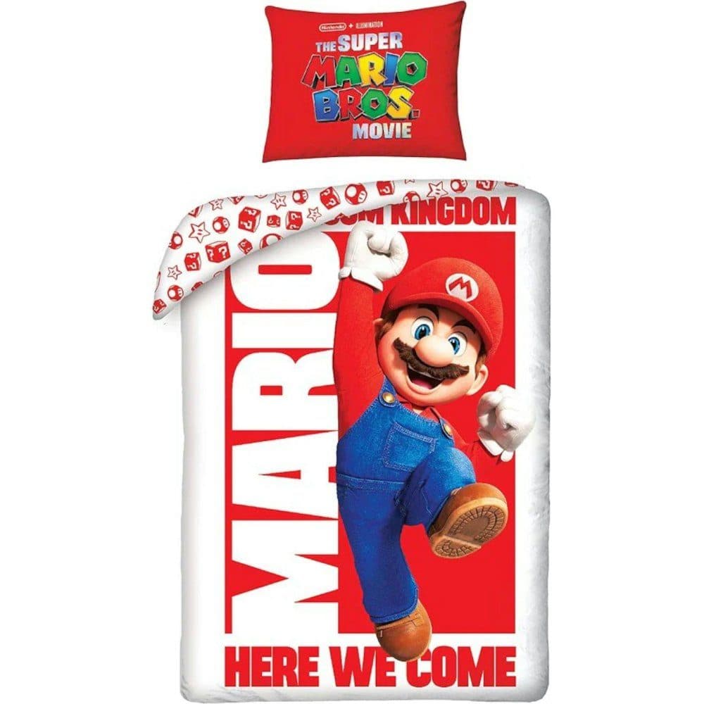 Tinisu Super Mario Bettwäsche Baumwolle 140x200 cm