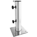 osoltus Universal Schirmrohr Edelstahl 30cm mit Reduziereinsätzen Bild 2
