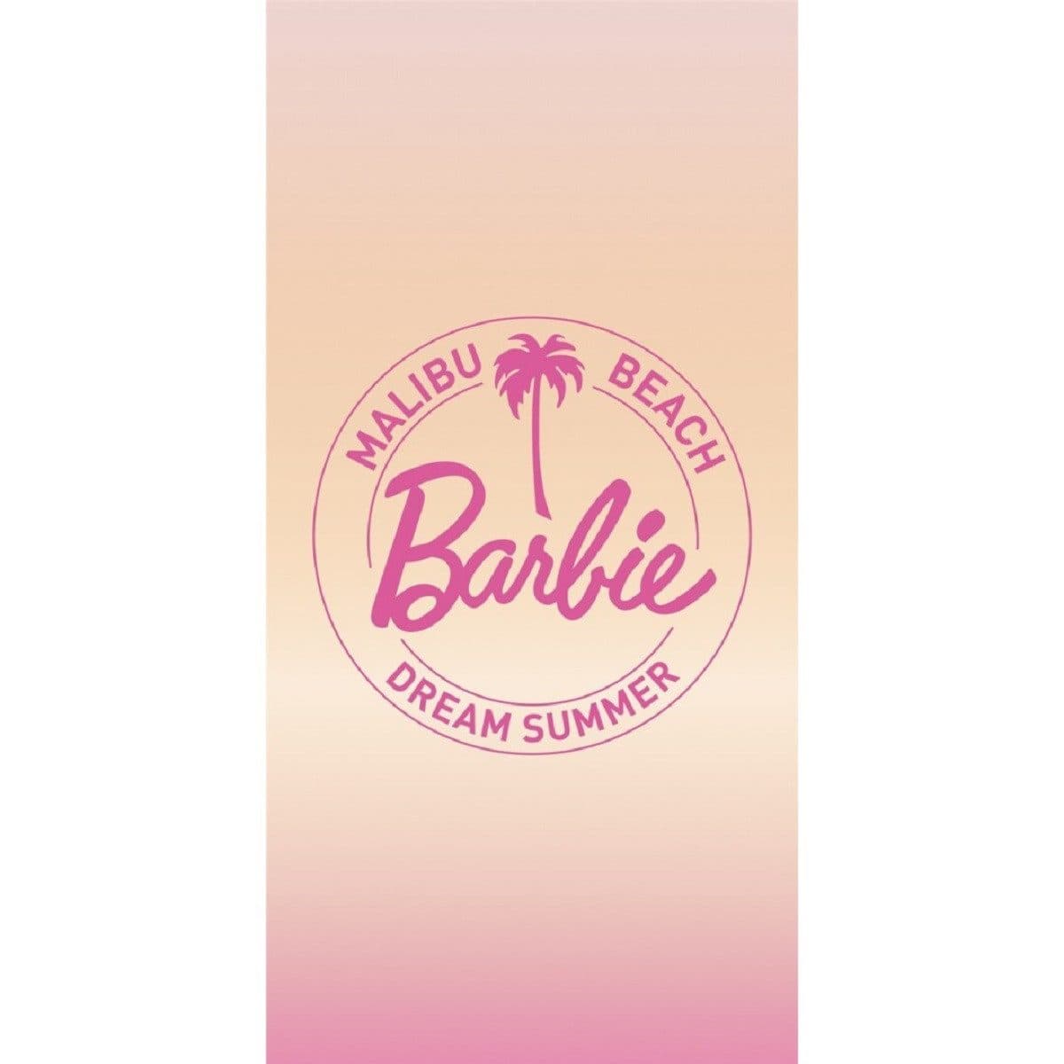 Barbie Strandtuch Badehandtuch Rosa Baumwolle 70x140 cm - Bild 2