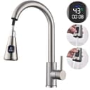 HOMELIVE Küchenarmatur 360° LED-Digitalanzeige Hochdruck Wasserhahn Bild 2