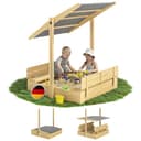 Spielwerk Sandkasten Toni mit Sonnendach und Sitzbank Bild 2