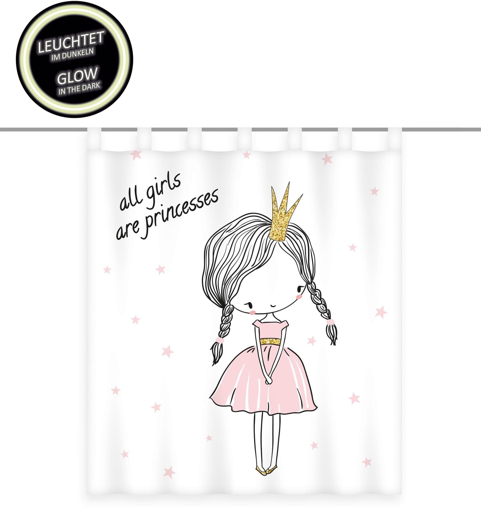Herding Prinzessin Gardine Glow in the Dark Fertiggardine - Bild 2