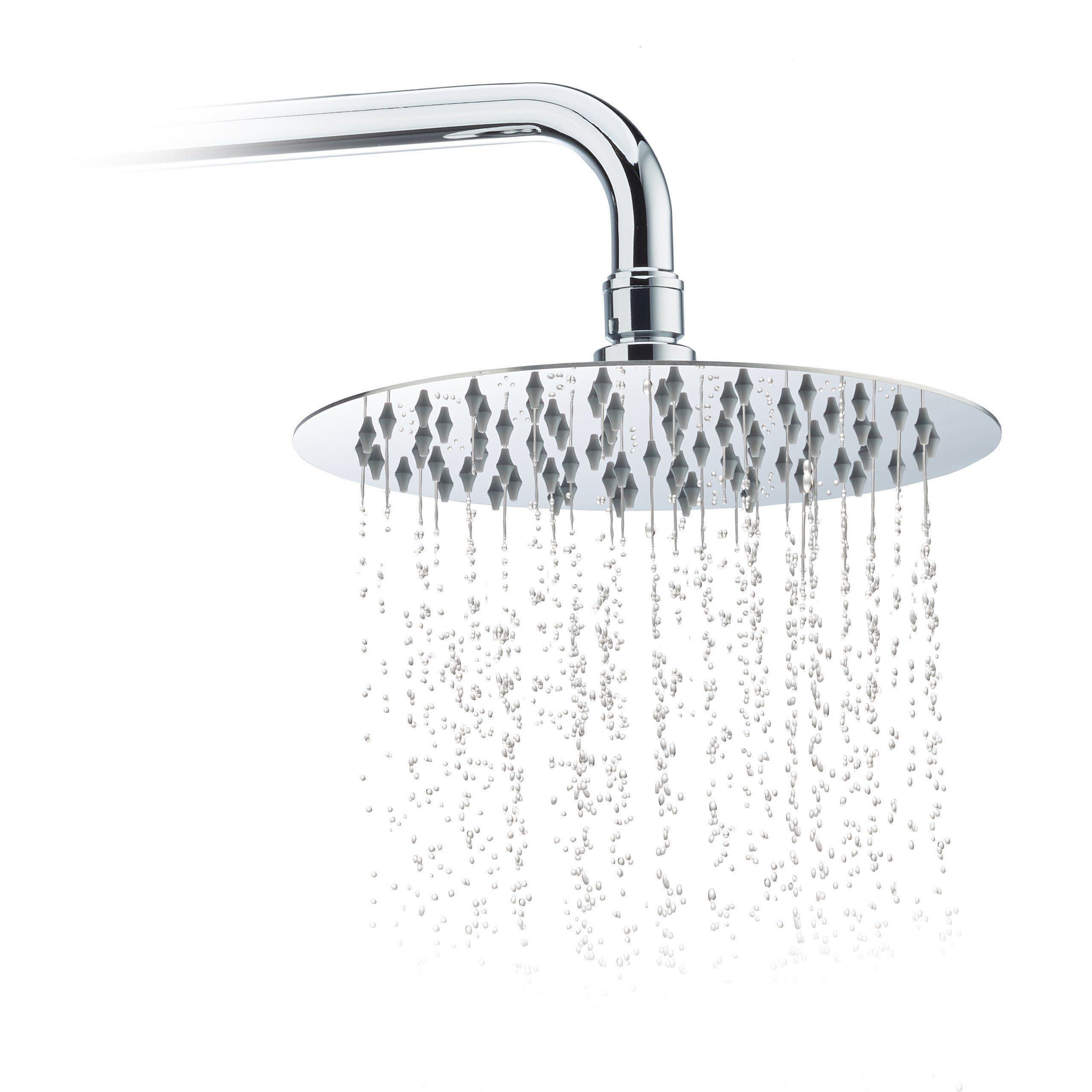 relaxdays Regenduschkopf Edelstahl Rund Silber - Bild 2