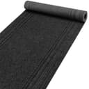 ANRO Läufer Teppich Schwarz Polypropylen Flurläufer Bild 2