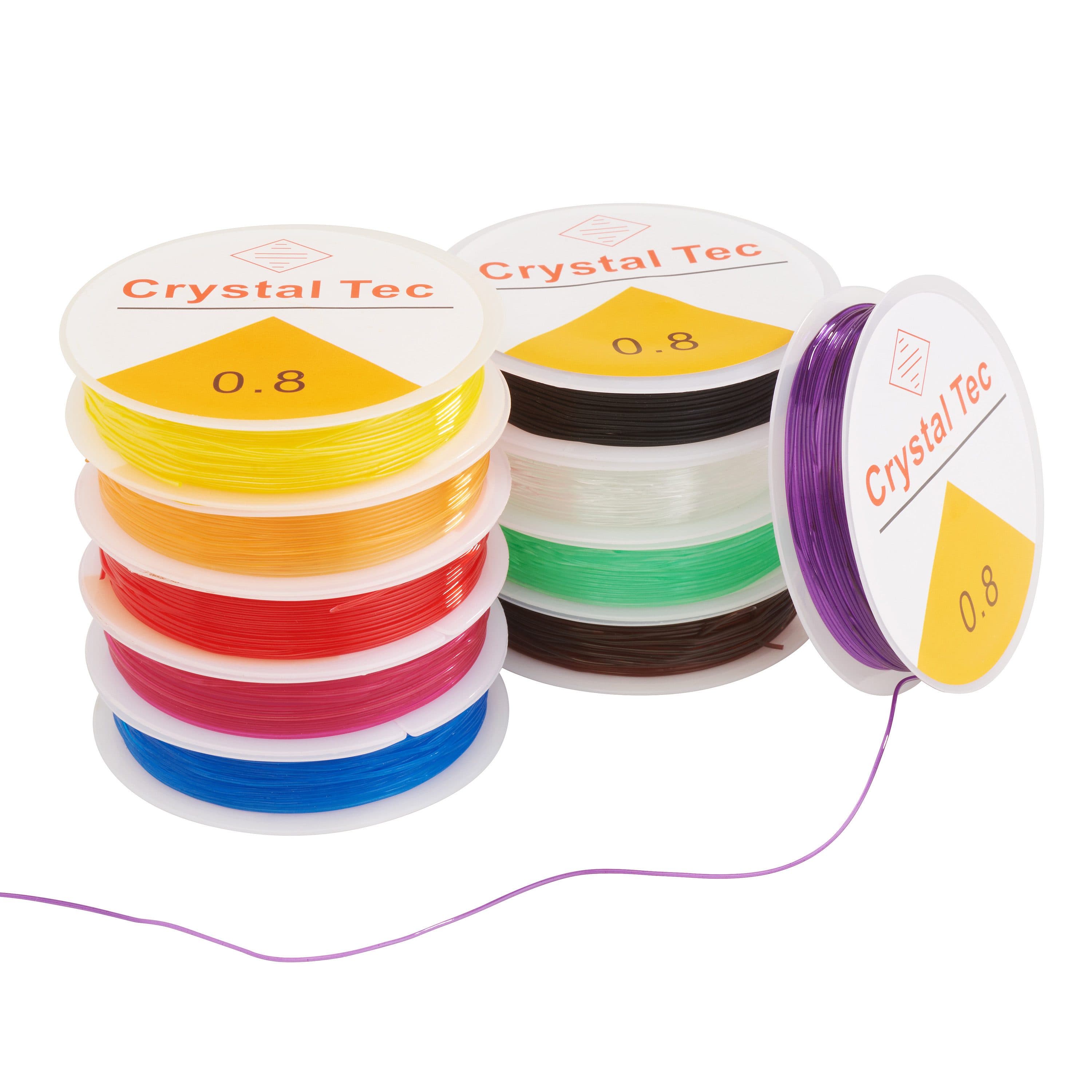 VBS XXL Bastelband Magic Stretch Gummikordeln 10 Stück 5 m