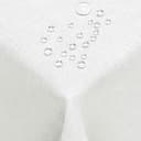 DecoHomeTextil Tischdecke Leinen Optik Weiss Abwaschbar Wasserabweisend Bild 2