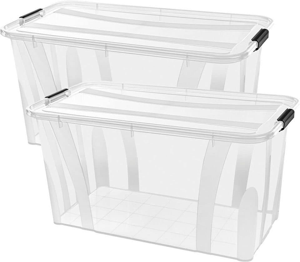 Siena Home Aufbewahrungsbox Anzio Set 2 St Kunststoff