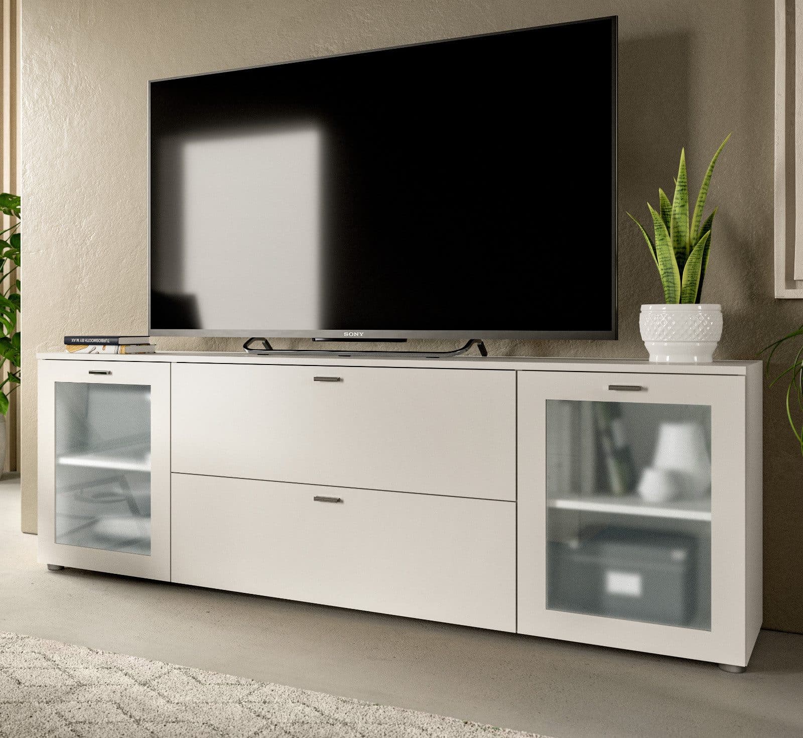 Inn.Furn Lowboard Dante Weiß Modernes Design - Bild 2