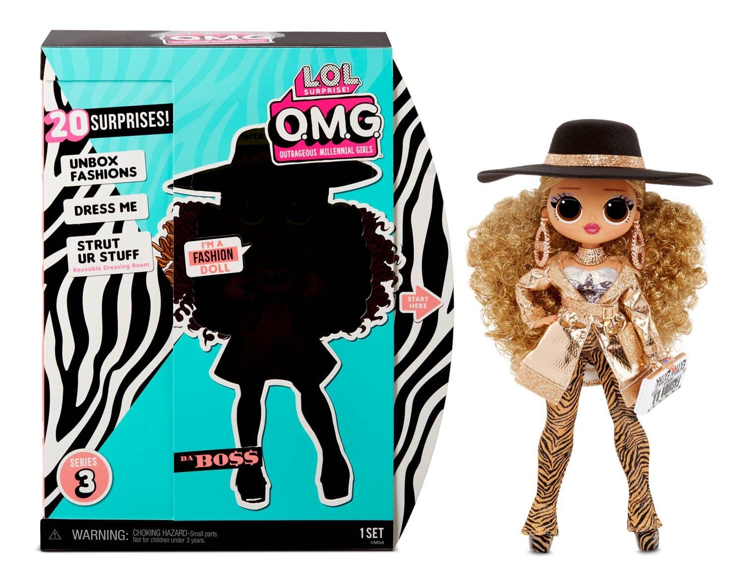 MGA L.O.L. Surprise OMG Doll Series 3 Da Boss 27 cm