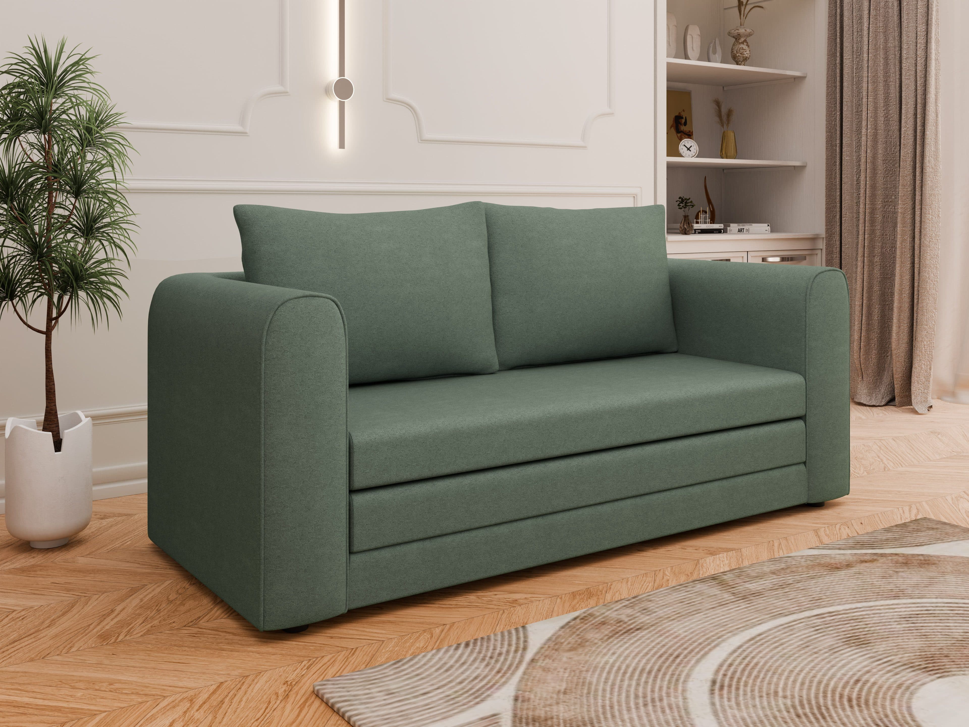 PANDA MÖBEL GmbH Schlafsofa Arelis – Modernes 2-Sitzer Sofa mit Bettfunktion - Bild 2