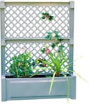 KHW Pflanzkasten 100 cm mit Zentralspalier Grau Bild 2