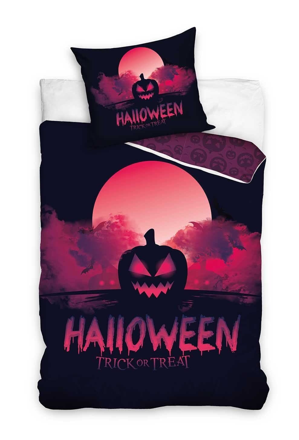 Carbotex Halloween Bettwäsche 135x200 cm 100% Baumwolle
