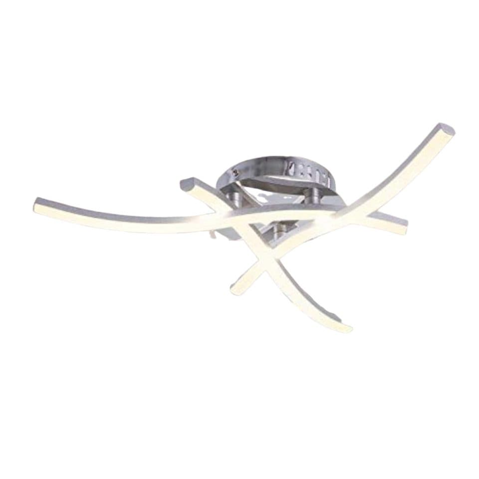 Goeco LED Deckenleuchte Wave Silber für Cafés, Cafeterias, Restaurants, Büros - Bild 2