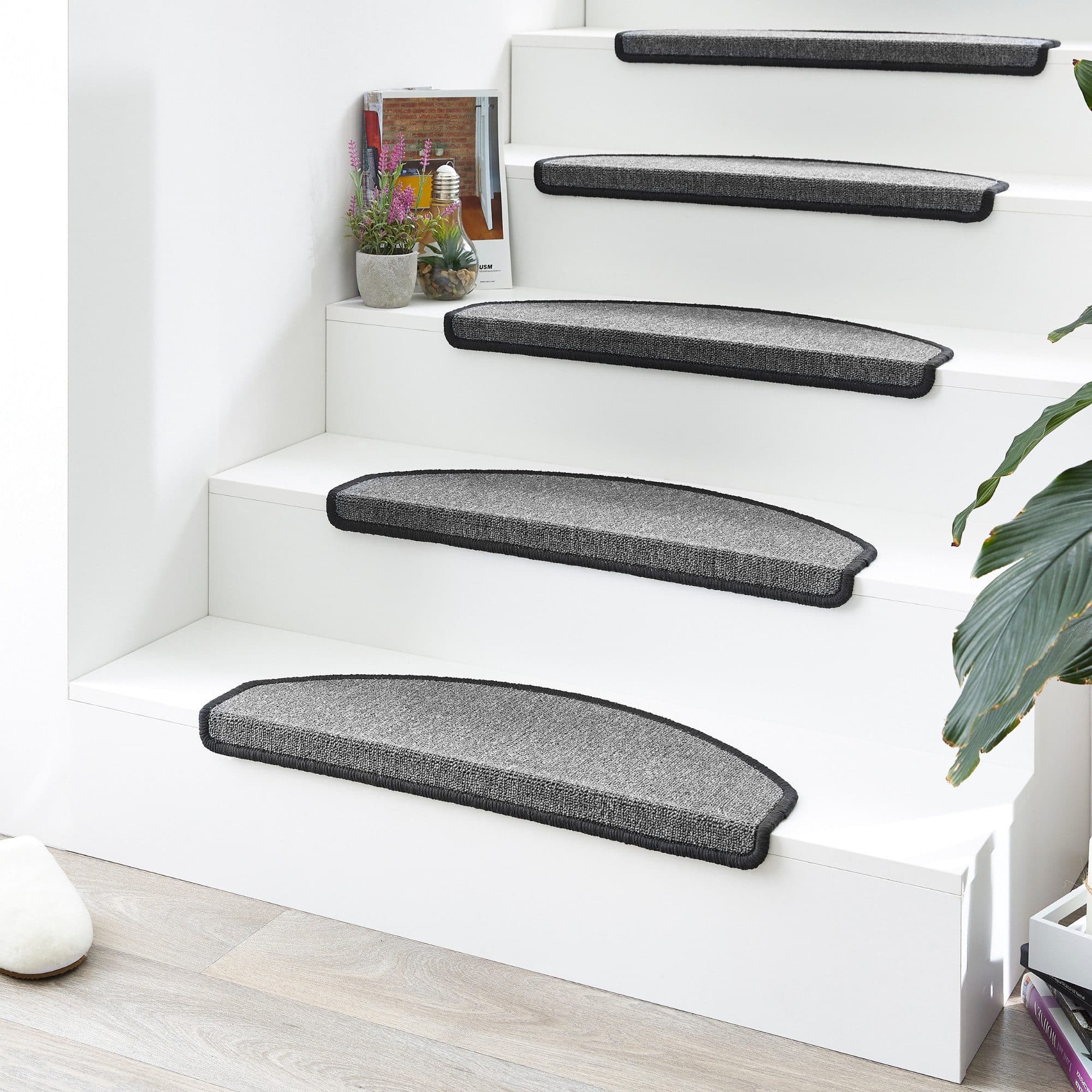 ANDIAMO Stufenmatte Set 15-tlg. Anthrazit Selbstklebend - Bild 2