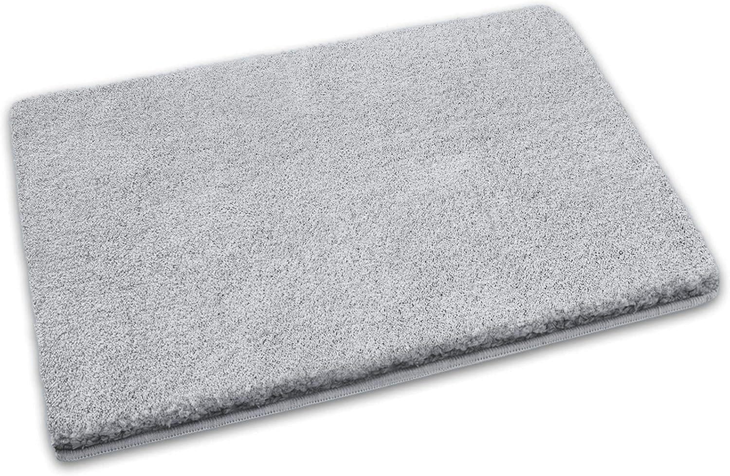 Floordirekt Badematte Sky Silbergrau Hochflor Mikrofaser - Bild 2