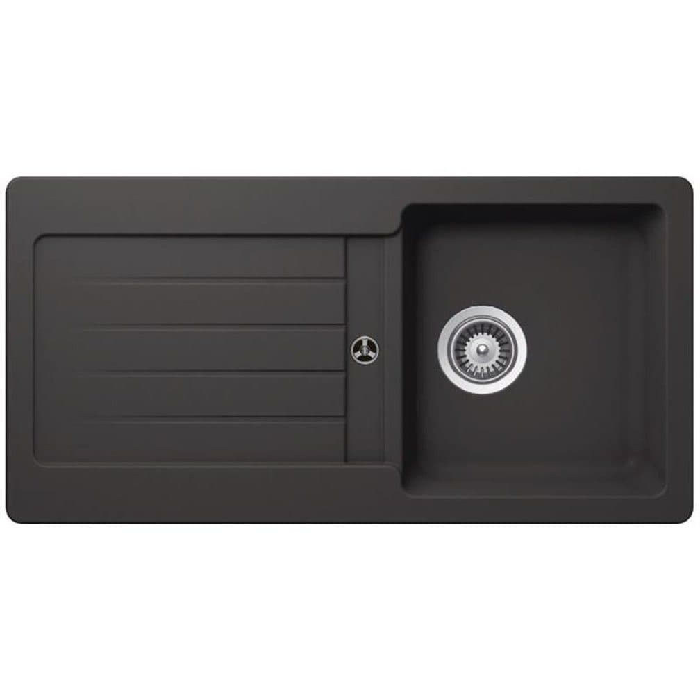 keenberk Granitspüle Victory 86x43,5 cm Grau Schwarz Weiß - Bild 2