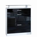 Vladon Schuhschrank Loret mit 2 Klappen und Schublade Bild 2