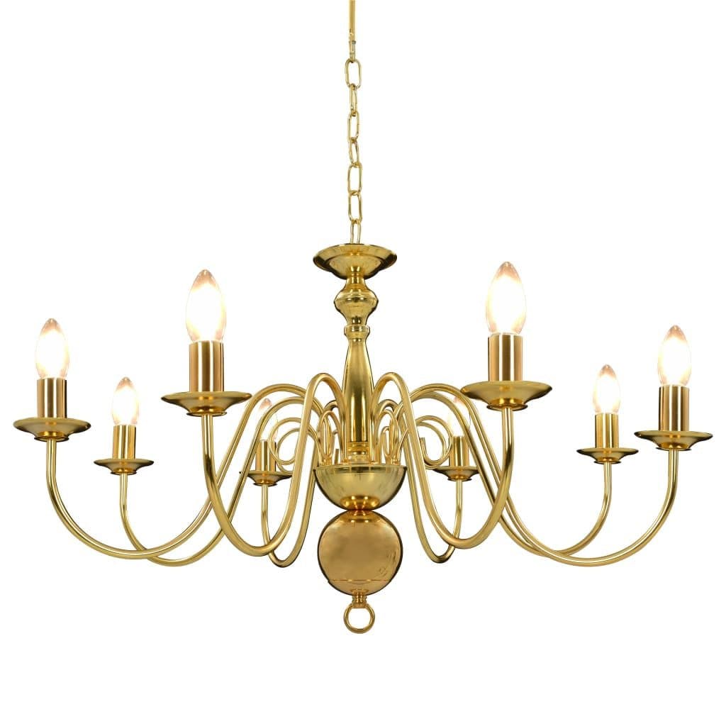 furnicato Kronleuchter Golden 8 x E14 - Bild 2