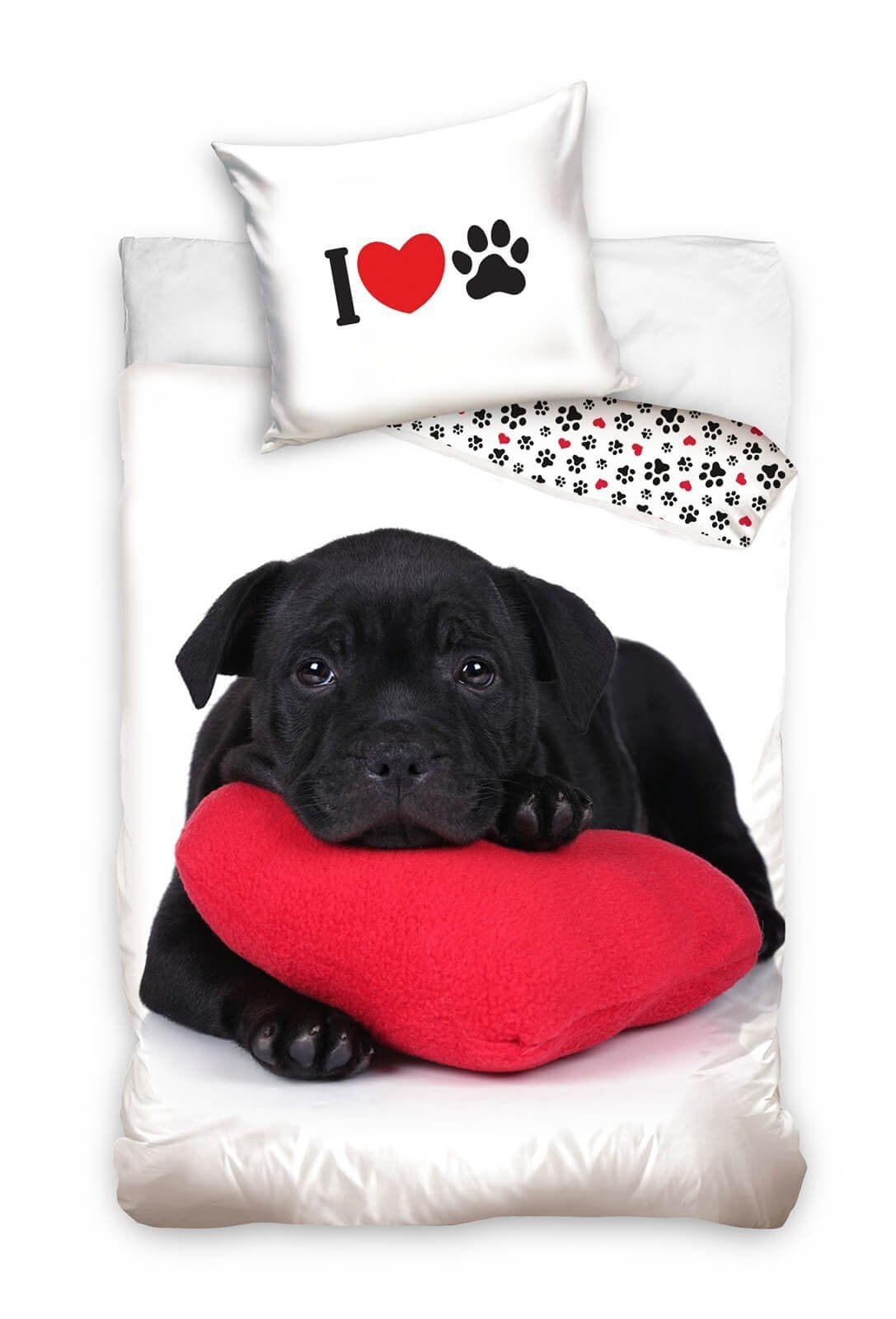 Carbotex Bettwäsche Labrador Retriever Wendemotiv 100% Baumwolle - Bild 2