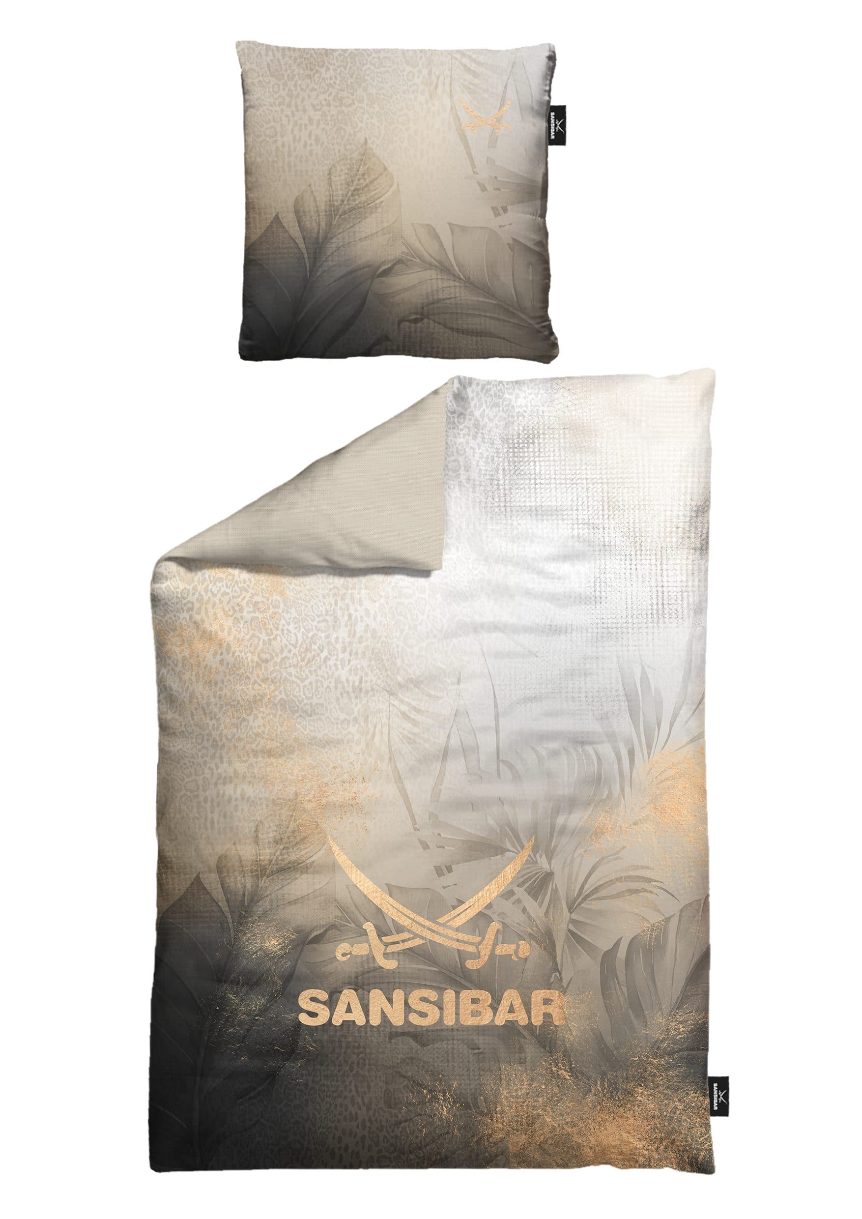 Sansibar Sylt Bettwäsche Jungle 100% Baumwoll-Satin Leo Print - Bild 2