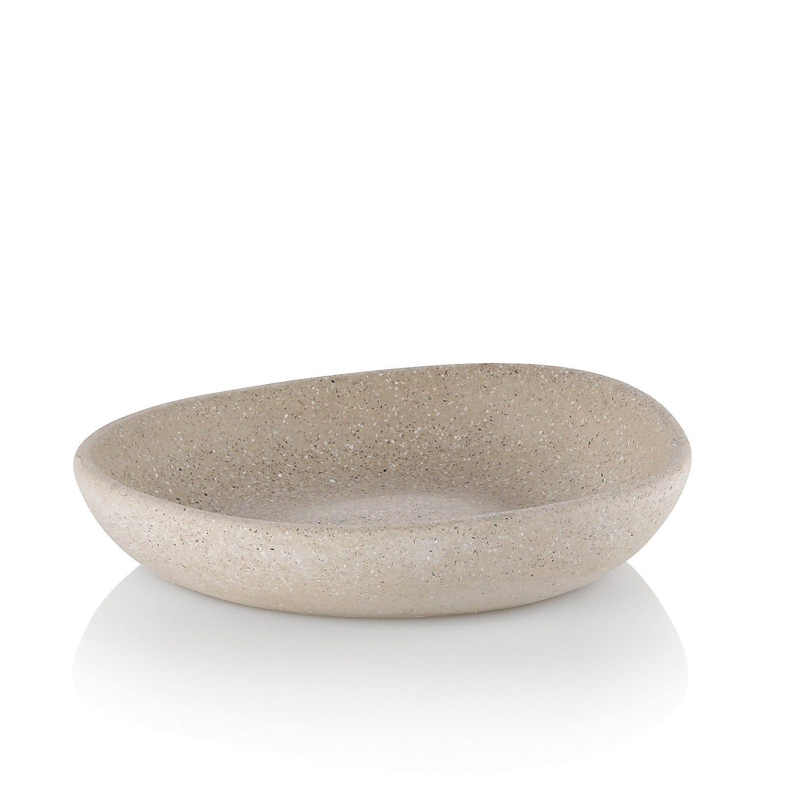 kela WC-Garnitur Roda Seifenschale natürliche Steinoptik Beige - Bild 2
