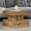vidaXL Couchtisch mit LED-Leuchten Artisan-Eiche Bild 2
