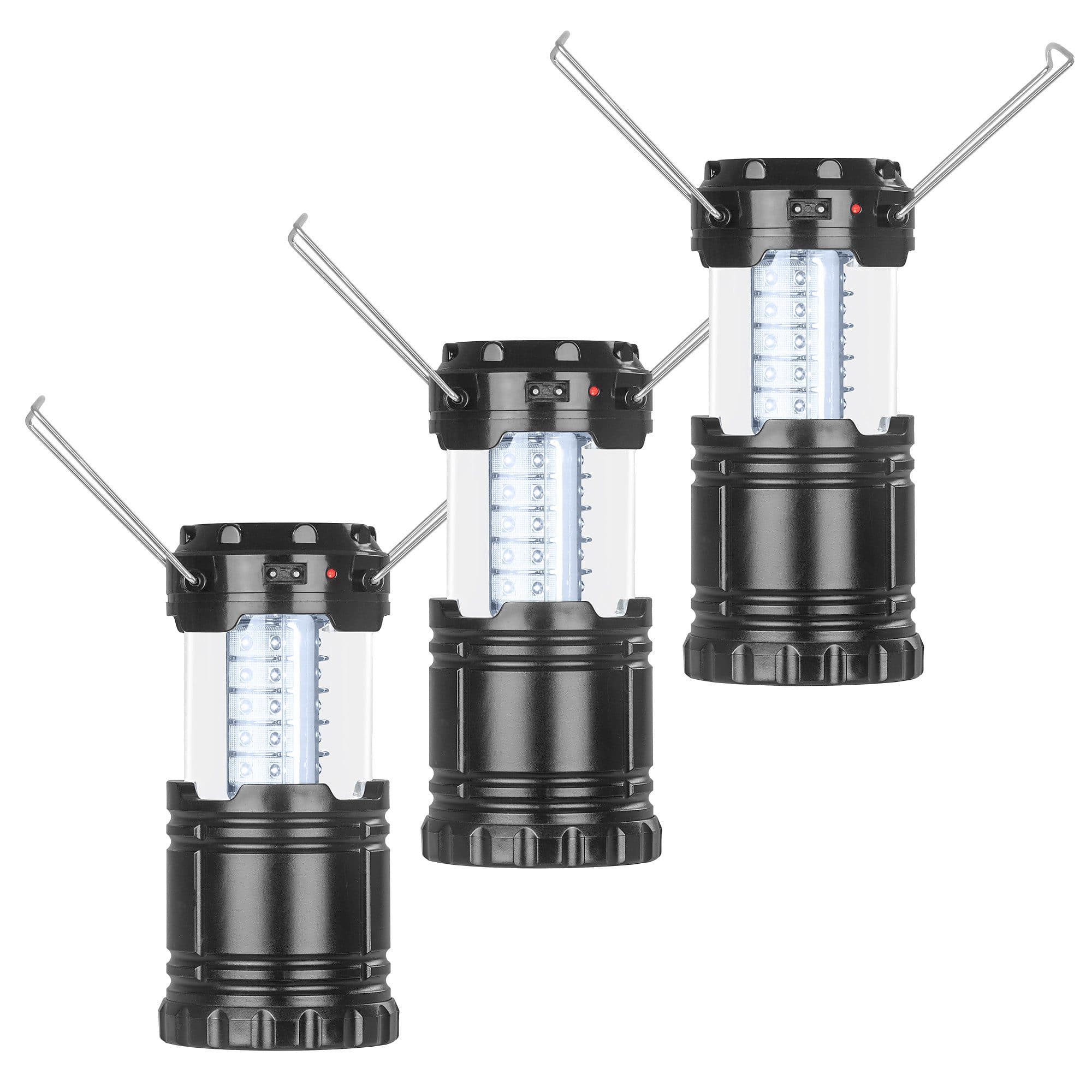 Taffstyle LED Gartenleuchte 3er Set Solar LED Campingleuchte Gartenlaterne Hängeleuchte