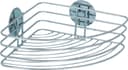 WENKO Eckregal Eckablage Silber Verchromter Stahl Turbo-Loc Bild 2