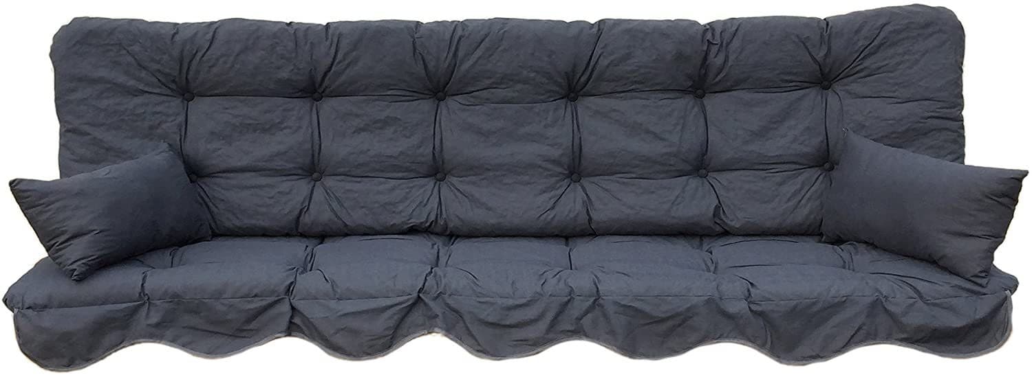 Kühnemuth Auflagekissen Set für Hollywoodschaukeln 180x50 cm