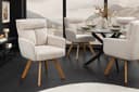 riess-ambiente Polsterstuhl BIG GEORGE Champagner Natur 360° Drehstuhl Bild 2